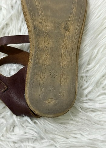 Kahverengi Kız Çocuk Sandalet - Görsel 2