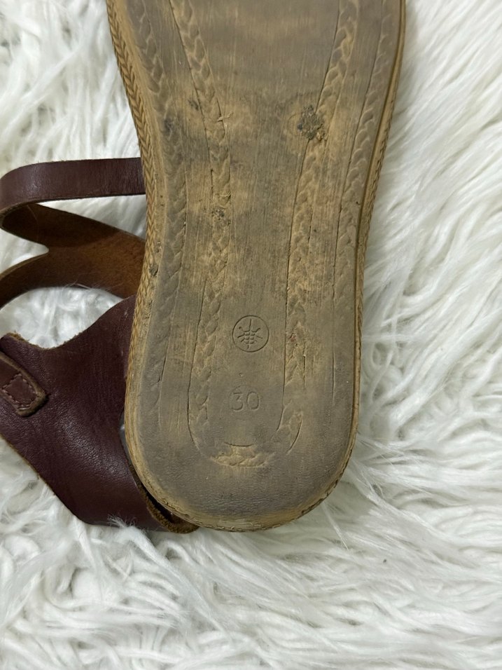 Kahverengi Kız Çocuk Sandalet - Görsel 2