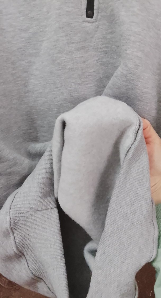 Gri Baskılı Kadın Kısa Kış Montu - Görsel 3