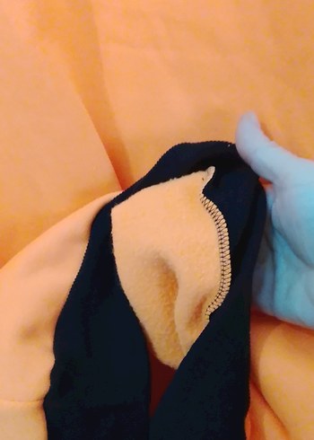 Turuncu Rahat Kesim Kadın Sweatshirt - Görsel 3