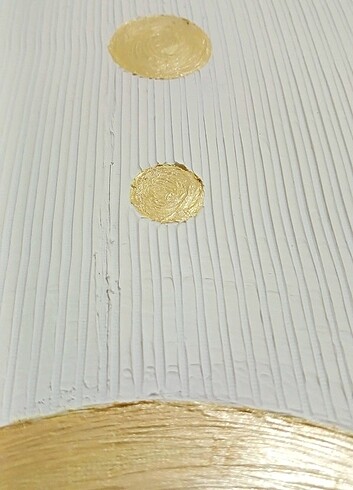 Beden beyaz Renk Dekoratif Dokulu Tablo (Texture)