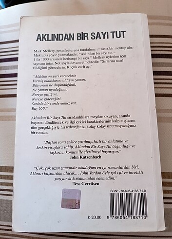  Aklından Bir Sayı Tut - John Verdon