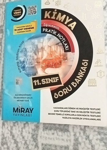 11. Sınıf Kimya Soru Bankası - Miray Yayınları