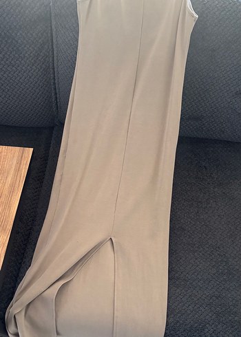 LC Waikiki Kadın Bej Uzun Kollu Sade Elbise