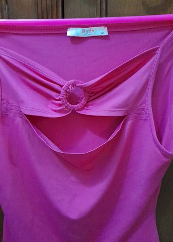 Pembe V Yaka Kolsuz - Görsel 2