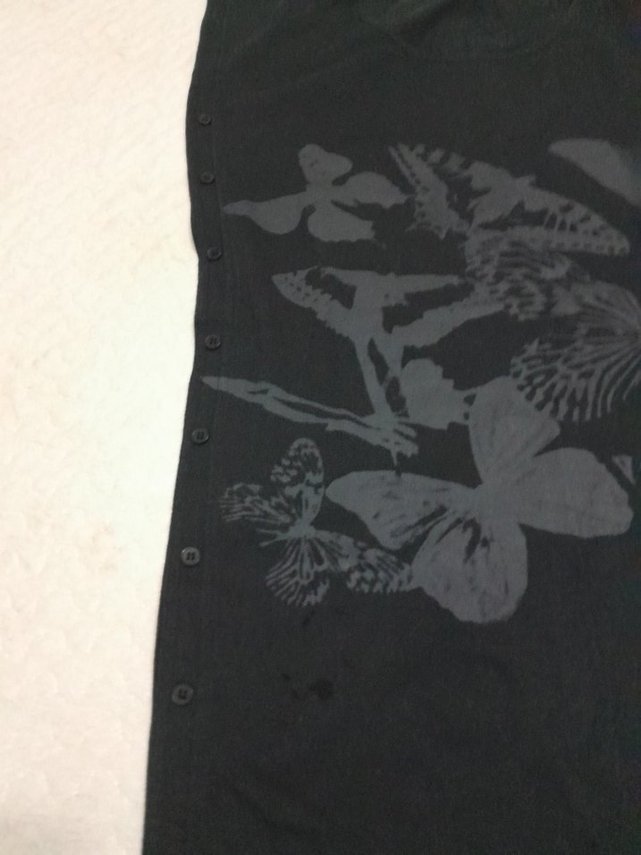 Siyah Baskılı Straplez Bluz - Görsel 2