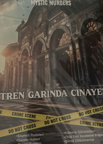 Tren Garında Cinayet -dedektif oyunu
