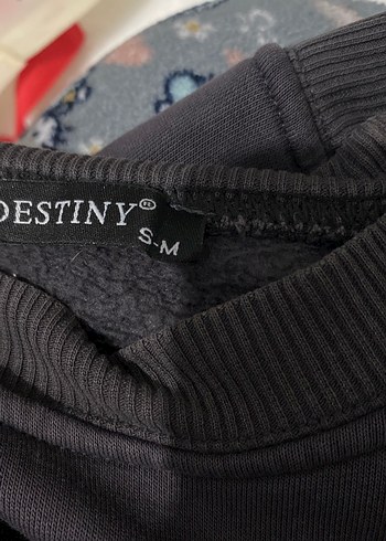 Siyah Kadın Süet Sweatshirt - Görsel 3