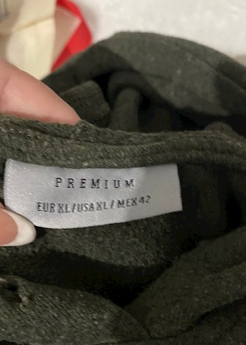 Kadın haki  Sweatshirt - Görsel 3