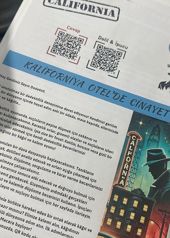Foniks Dedektiflik Oyunu - Kaliforniya Otel - Görsel 2