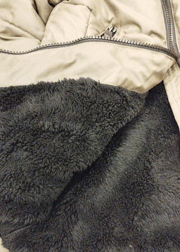 Kürklü Kapüşonlu Kız Çocuk Uzun Boy Mont - Görsel 5