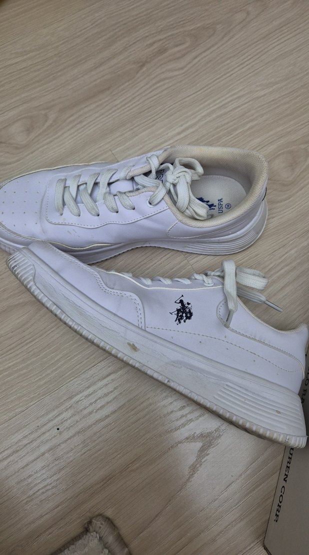 Kadın Beyaz Bağcıklı Spor Ayakkabı - Görsel 2