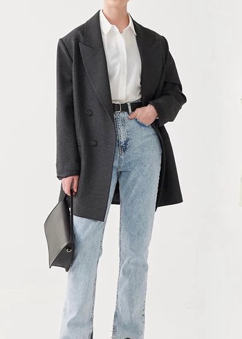 Suud Collection Yırtmaç Paça Detaylı Jean