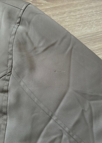 s Beden camel Renk Bej Düğmeli Salaş Kadın Ceket