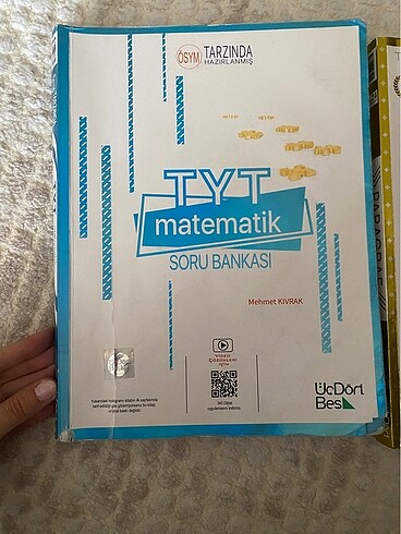tyt üçdörtbeş yayınları paragraf ve matematik kitabı