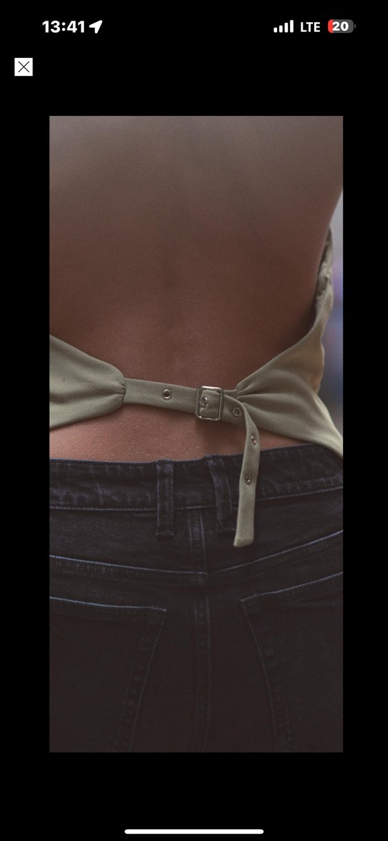 Bej Drapeli V Yaka Kolsuz Kadın Yeleği - Görsel 2