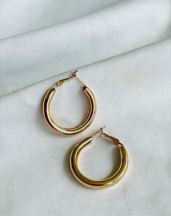Kalın halka küpe (3.5cm çaplı)