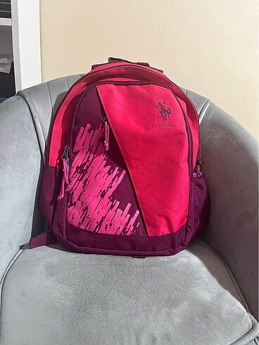 U.S Polo pembe okul cantasi