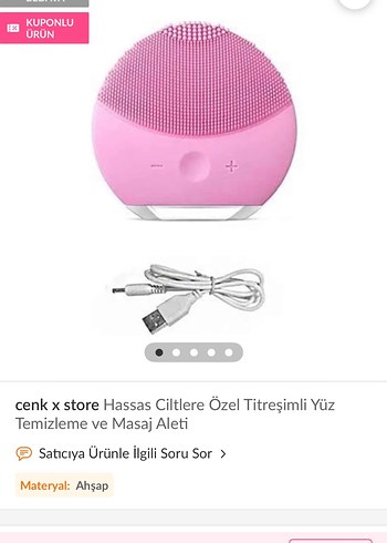  Beden Renk Titreşimli Pembe Yüz Temizleme ve Masaj Aleti