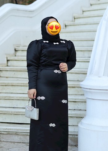 Abiye Uzun Siyah Gotik Kadın Elbise