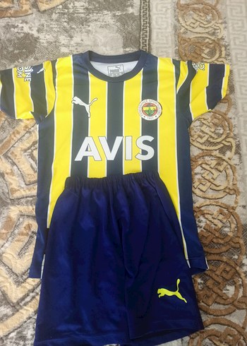 Sarı Lacivert Erkek Kısa Kollu Forma Takımı