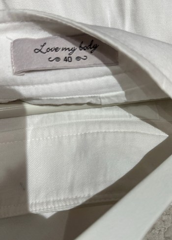 Beyaz Keten Midi Etek - Görsel 5