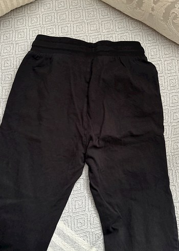 Beş adet Gri Rahat Kesim Kadın Keten Eşofman Altı - Görsel 5