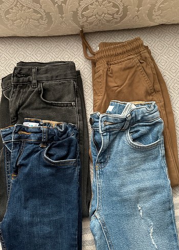 Erkek Çocuk Gri Mavi Kot Pantolon 3 adet koton marka 1 adet LCW - Görsel 17