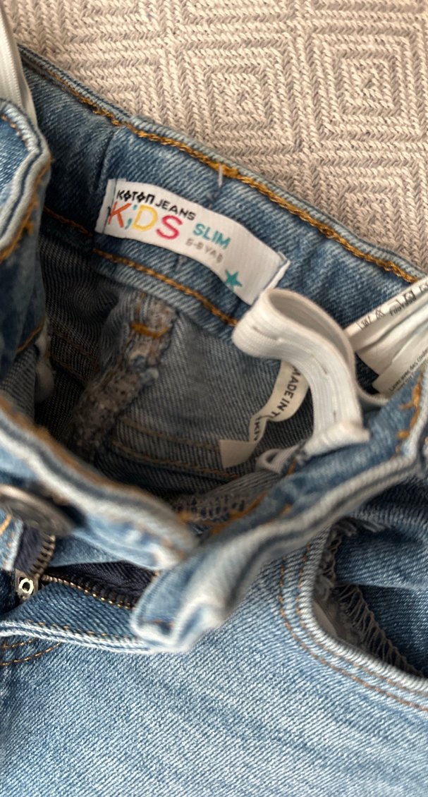 Erkek Çocuk Gri Mavi Kot Pantolon 3 adet koton marka 1 adet LCW - Görsel 4