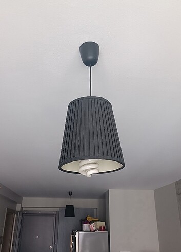 Ikea 2Adet Siyah Aplik