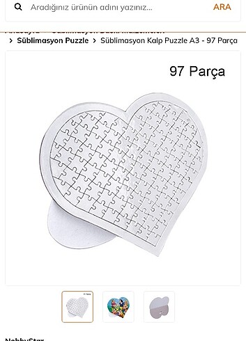 Sublimasyon baskı uygulanan puzzle - Görsel 2
