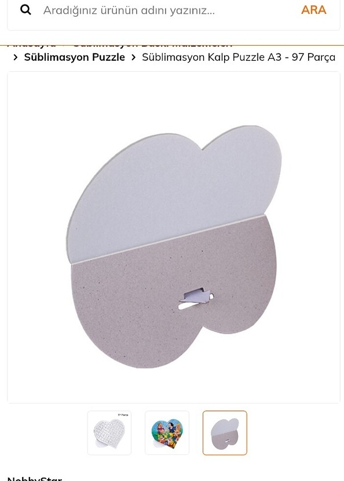 Sublimasyon baskı uygulanan puzzle - Görsel 3