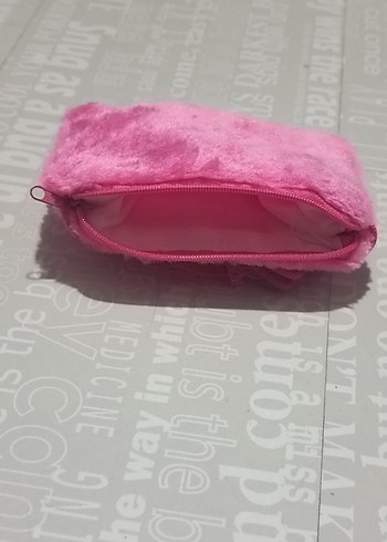 Pembe Peluş Çocuk Çanta - Görsel 4