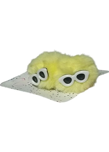 Sarı Peluş  Gözlük Detaylı Saç Tokası SON FİYATTIR - Görsel 4