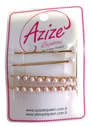 İnci Detaylı Beyaz Toka Seti SON FİYATTIR - Görsel 2