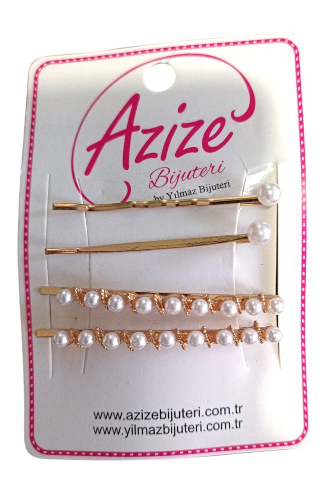 İnci Detaylı Beyaz Toka Seti SON FİYATTIR - Görsel 2