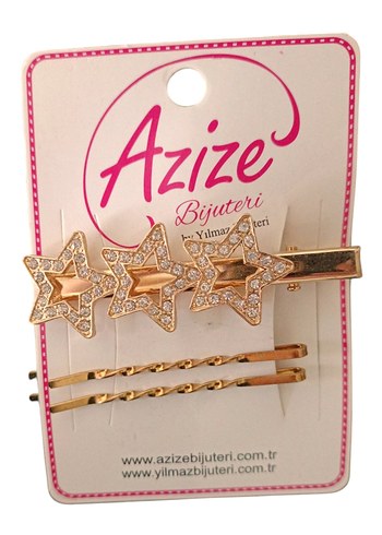 Altın Renkli Yıldız Sıralı Toka Seti SON FİYATTIR - Görsel 2