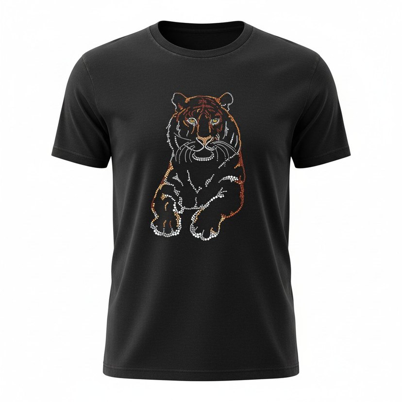 Renkli Kristal Taş Baskı - Görsel 2