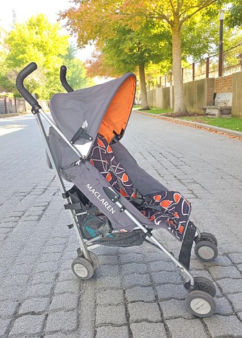 Diğer Maclaren Gri Turuncu Bebek Arabasi