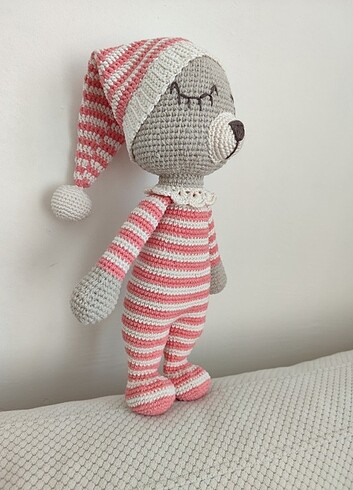 Diğer Amigurumi Oyun Arkadaşı Uykucu Ayıcık