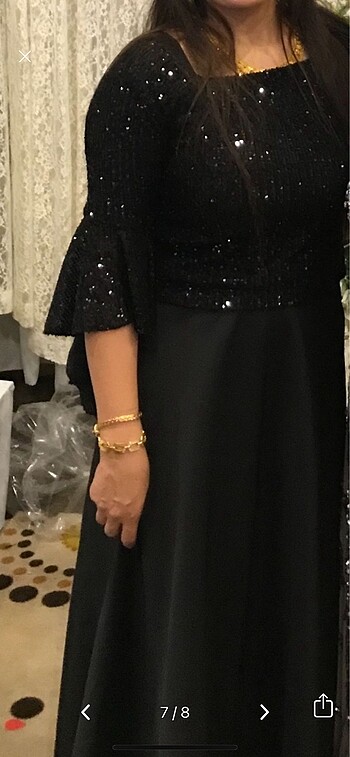 m Beden siyah Renk İkili takım abiye