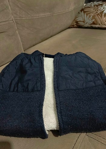 Erkek Çocuk Fermuarlı Kapüşonlu Yelek - Görsel 2