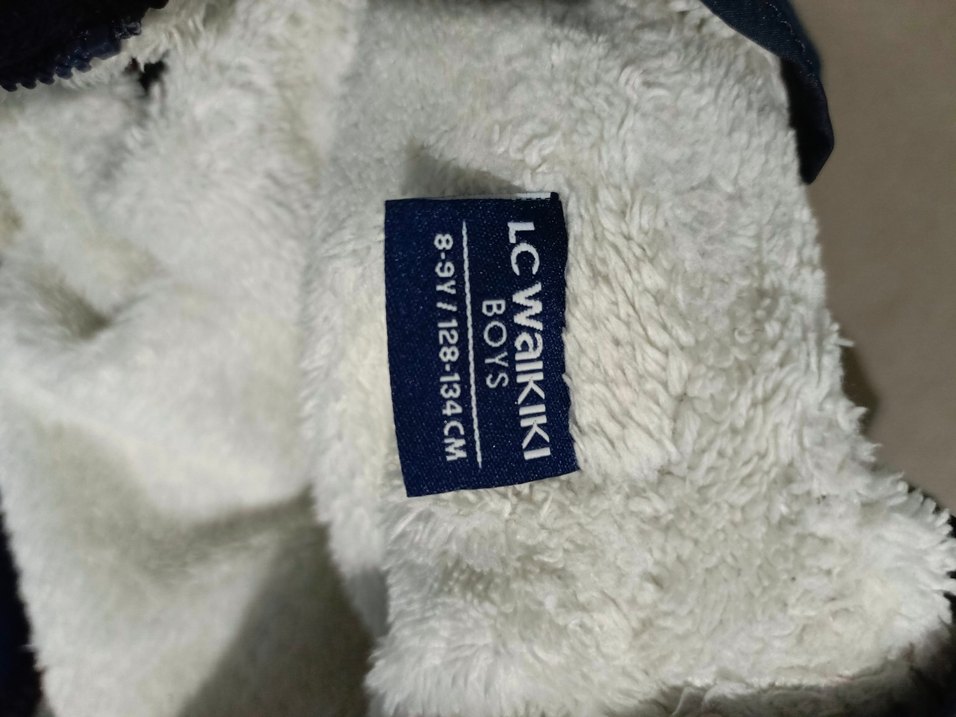 Erkek Çocuk Fermuarlı Kapüşonlu Yelek - Görsel 3