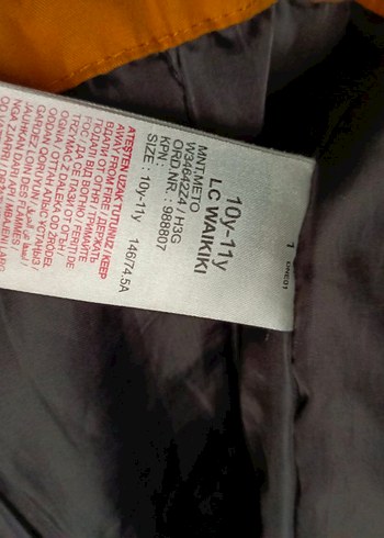 Sarı Fermuarlı Erkek Çocuk Mont - Görsel 4