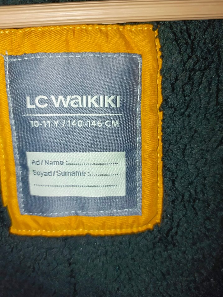 Sarı Fermuarlı Erkek Çocuk Mont - Görsel 3