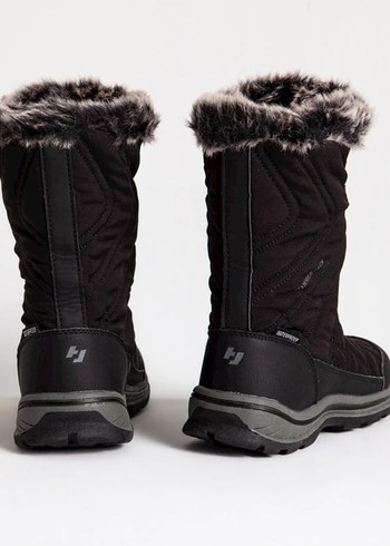 Siyah Kürklü Kadın Outdoor Bot - Görsel 3