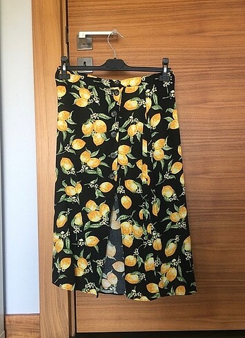 H&M yırtmaçlı etek