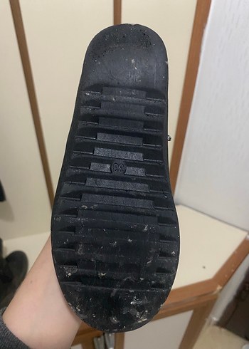 Kız Çocuk Siyah Kamuflaj Desenli Bot - Görsel 3