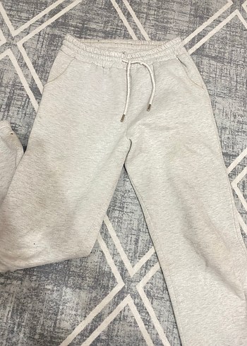 Pembe Triko Üst ve Gri Kadın Eşofman Altı - Görsel 2