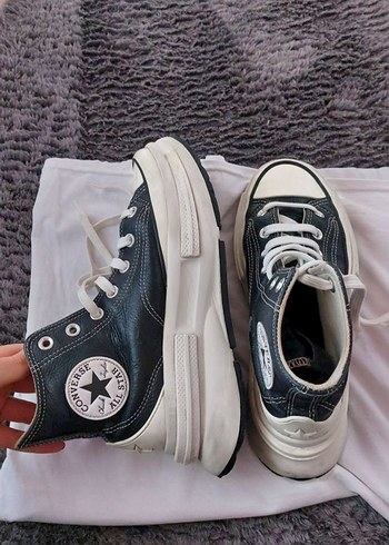 38 Beden Converse Runstar Siyah Platform Kadın Spor Ayakkabı